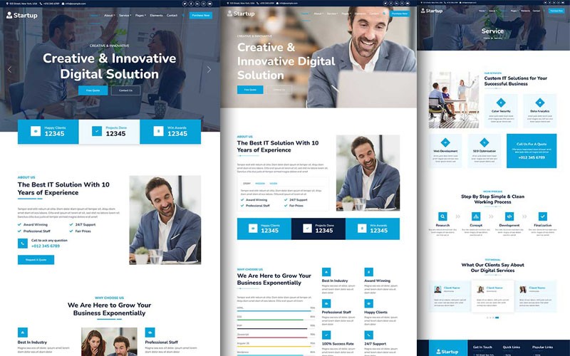 startup-company-website-template